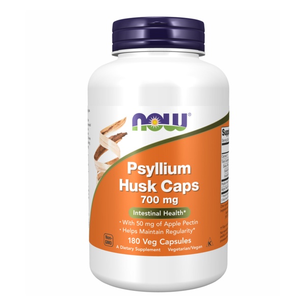 (12.02 Очікування) Psyllium Husk 700mg+Pectin - 180 vcaps