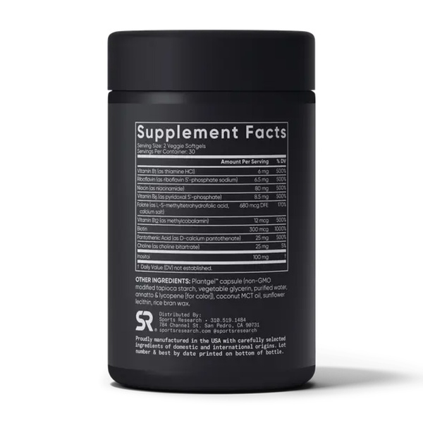 Vitamin B-Complex - 60 softgels