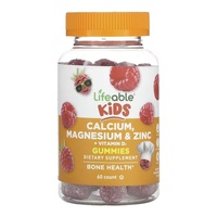 Calcium Magnesium & Zinc + Vitamin D Kids - 60 gummies (Пошкоджена етикетка)