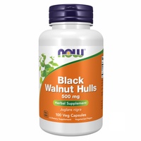 (12.02 Очікування) Black Walnut Hulls 500 mg - 100 vcaps