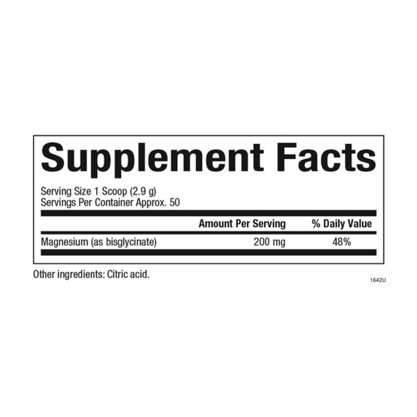 Magnesium Bisglycinate 200mg - 120g Pure
