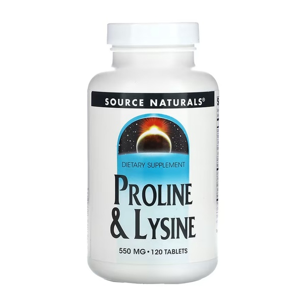 Proline & Lysine 550 mg - 120 tabs