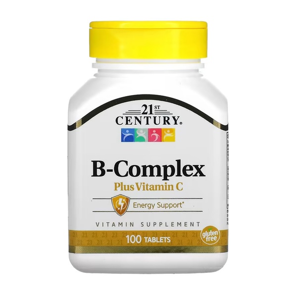 B Complex plus Vitamin C - 100 tabs