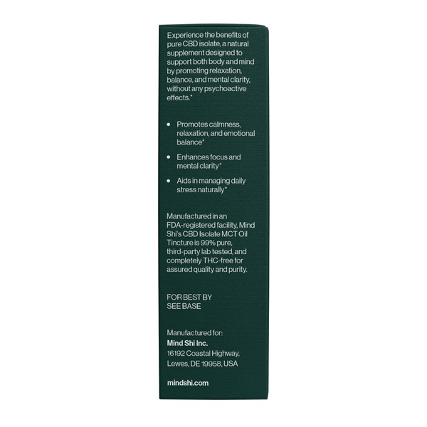 CBD Oil Isolate 1000 mg Orange - 10 ml