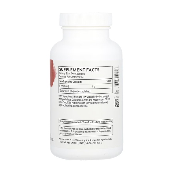 L-Arginine - 120 caps