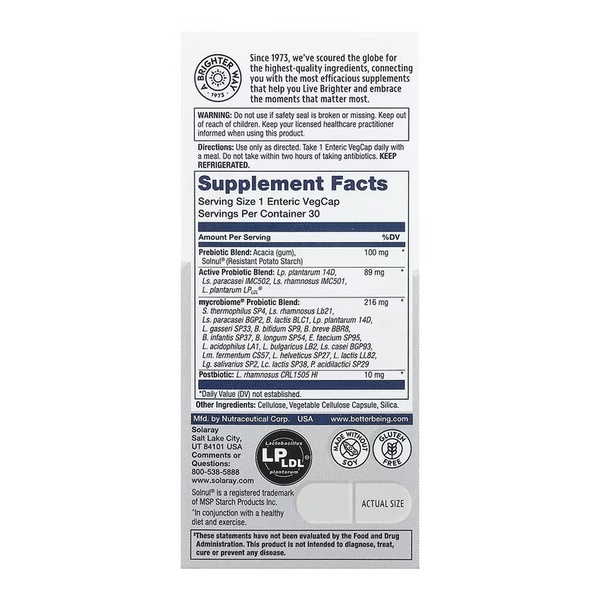 Complete Probiotic Active - 30 vcaps