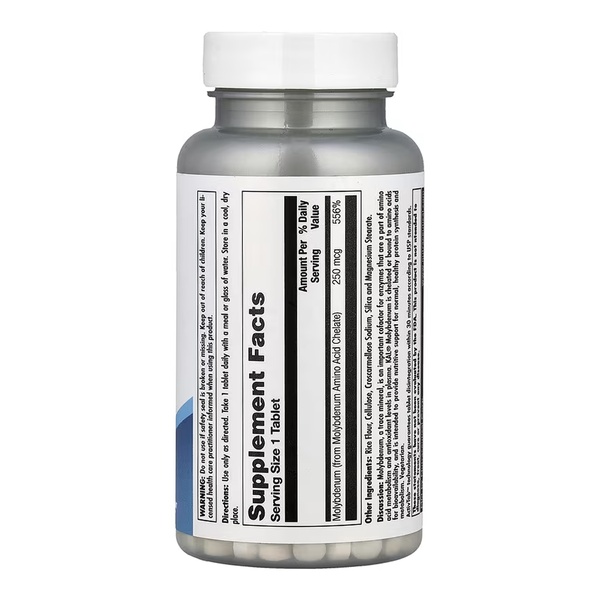Molybdenum Amino Acid Chelate 250 mcg - 100 tabs