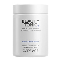 Beauty Tonic Biotin Supplement + Vitamins & Minerals - 90 vcaps