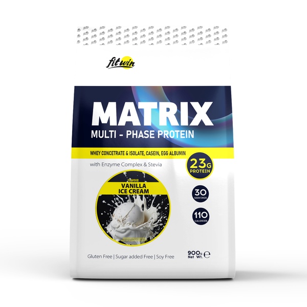 Matrix - 900g Vanilla ice Cream (Пошкоджена упаковка)