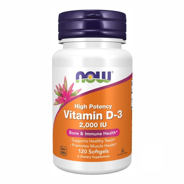 VIT D-3 2000 IU - 120 sgels (Пошкоджена банка)