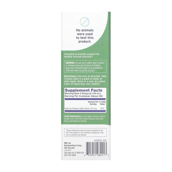 Liquid Iodine Plus - 59 ml Orange