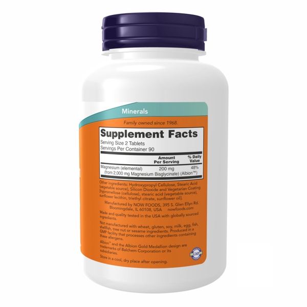 (12.02 Очікування) Magnesium Glycinate - 180 tabs