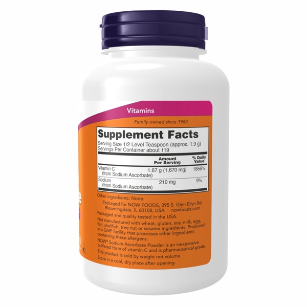 (12.02 Очікування) Sodium Ascorbate - 227g (8oz)