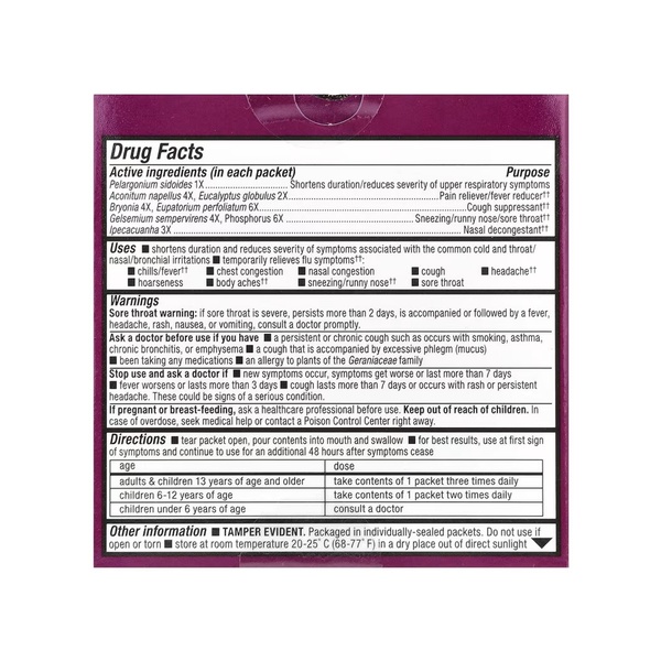 Umcka Cold & Flu Berry Fastactv - 10x.912g