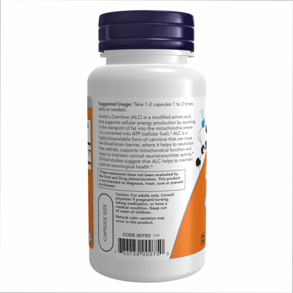 (12.02 Очікування) Acetyl L-Carnitine 500mg - 100 vcaps