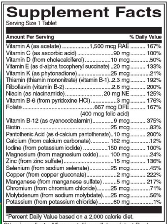 Multi whithout Iron - Geromulti 100 tabs