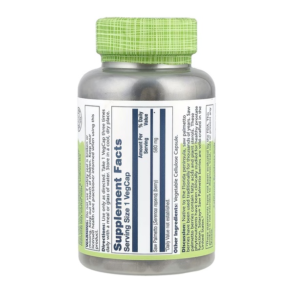 Saw Palmetto Berry 580mg - 180 vcaps