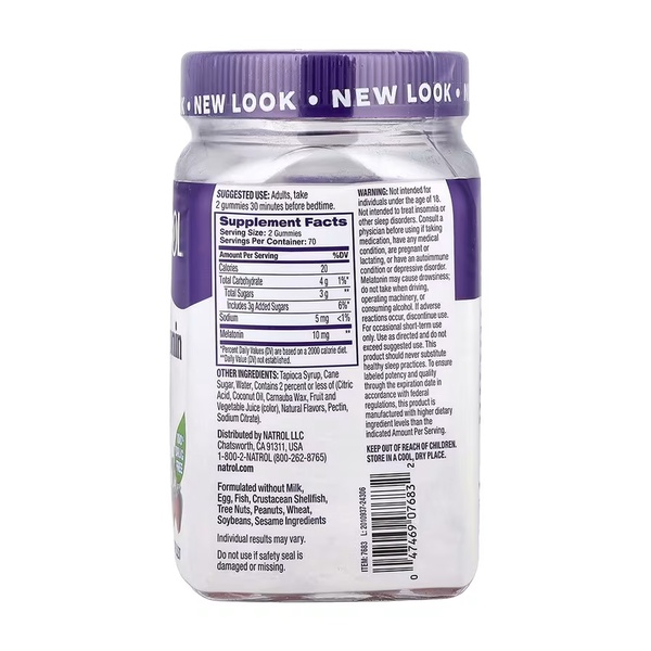 Melatonin 10mg - 140 gummies