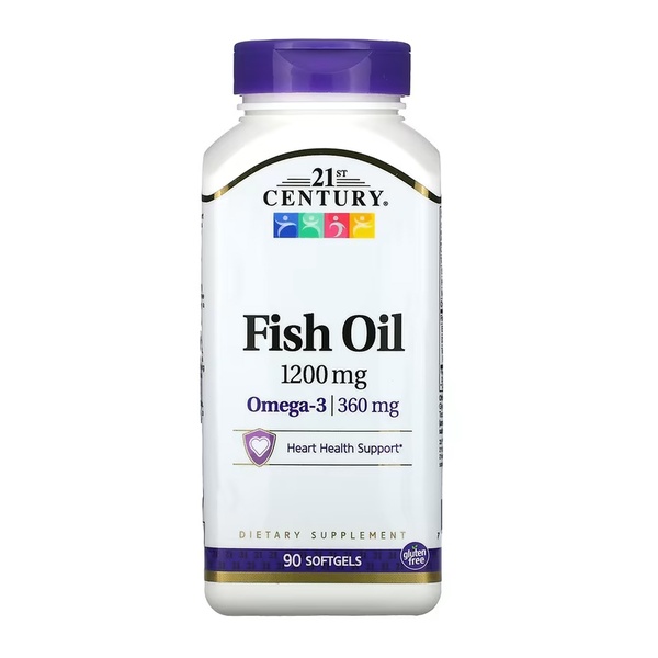 Fish Oil 1200 mg - 90 softgels (Пошкоджена кришка)