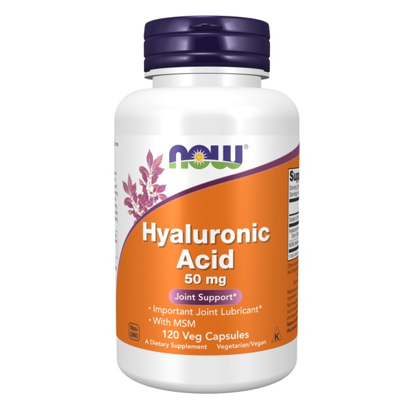 (12.02 Очікування) Hyaluronic Acid 50mg+MCM - 120 vcaps