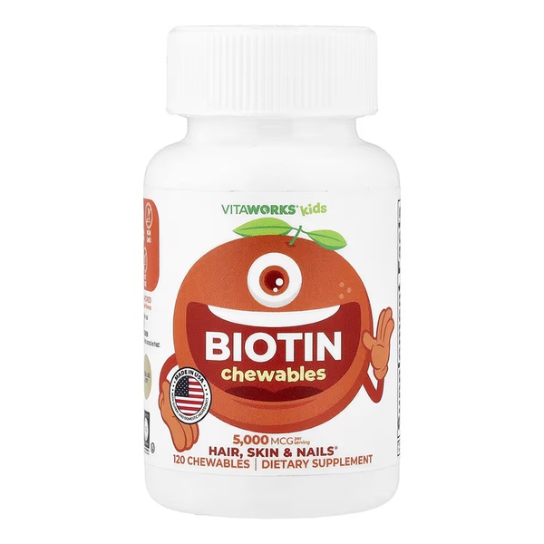 VitaWorks Kids Biotin - 120 сhewables