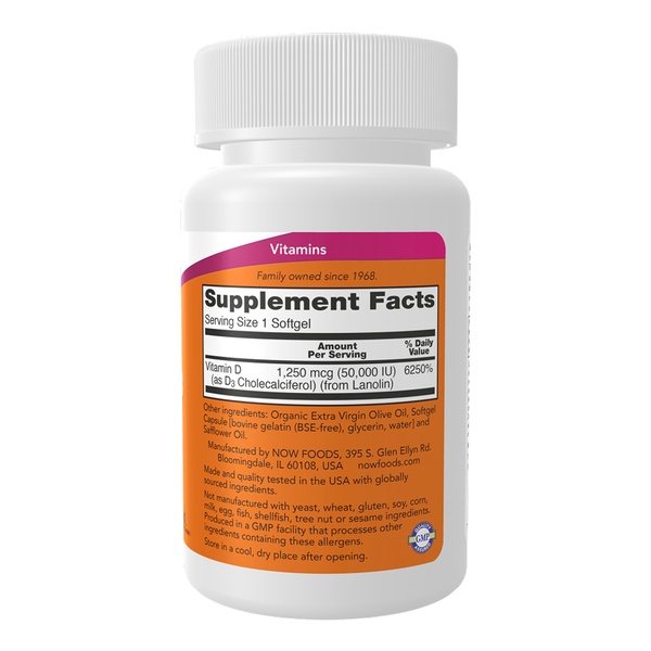 (12.02 Очікування) VIT D-3 50,000 IU - 12 sgels