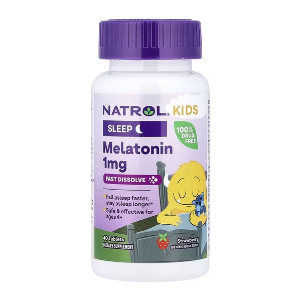 Kids Melatonin 1mg - 40 tabs