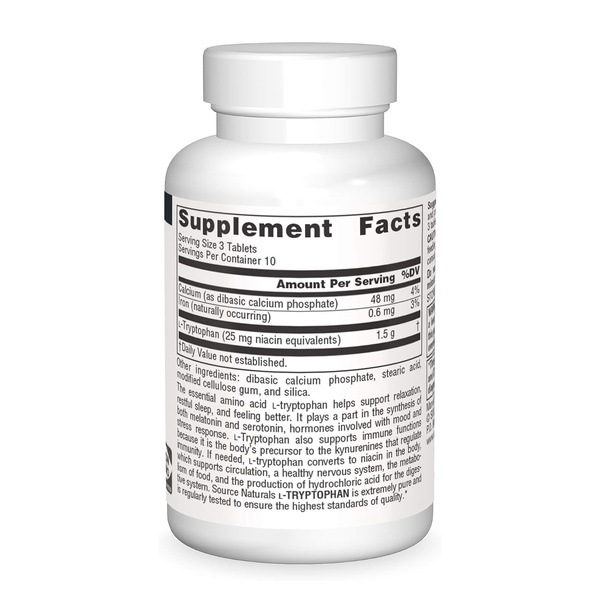 L-Tryptophan 500 mg - 30 tabs