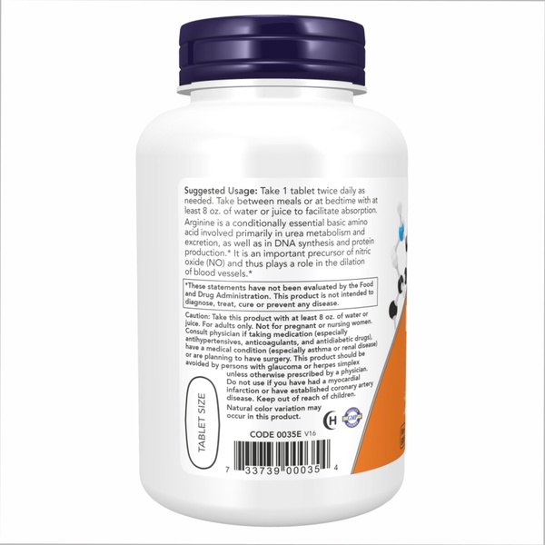 (12.02 Очікування) L-Arginine 1000mg - 120 tabs
