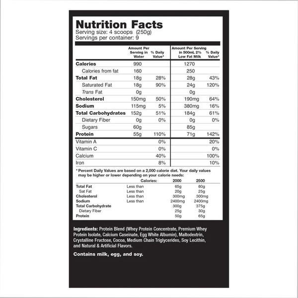 Muscle Juice 2544 - 2250g Chocolate