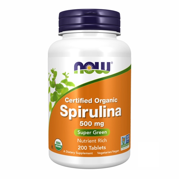 (12.02 Очікування) Spirulina 500 mg - 200 tabs