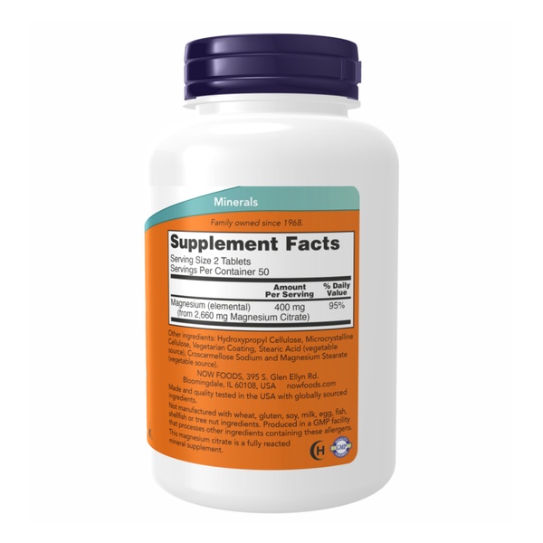 Magnesium Citrate 200mg - 250 tabs