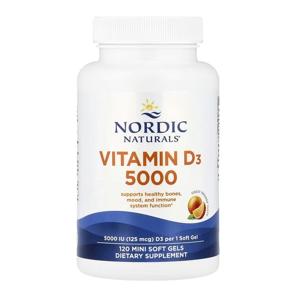 Vitamin D3 5000 - 120 mini softgels