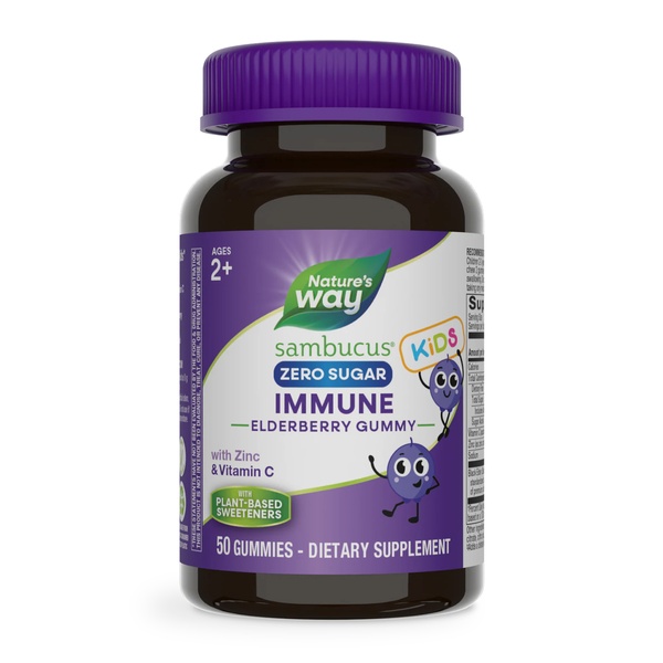 (20.02 Очікування) Sambucus Zero Sugar Kids - 50 gummies