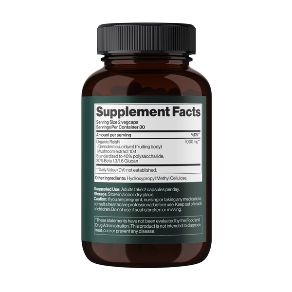 Reishi Mushroom 1000 mg - 60 vegcaps (До 04.27)