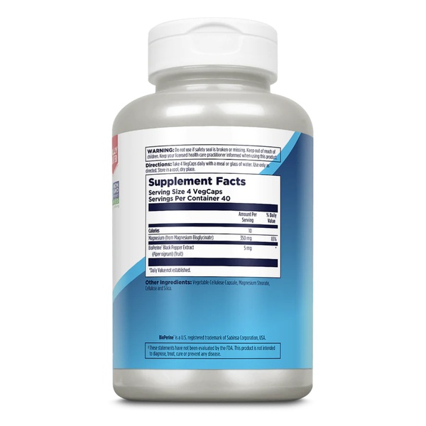Magnesium Bisglycinate 350 - 160 veg caps