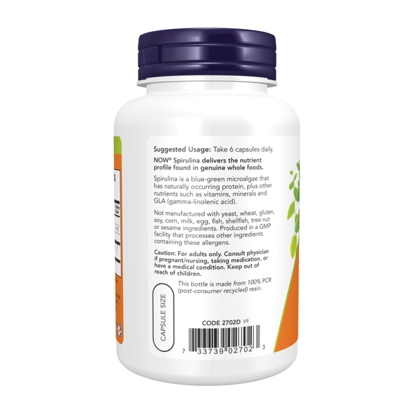 (12.02 Очікування) Spirulina 500 mg - 120 vcaps