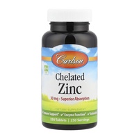 Chelated Zinc - 250 tabs