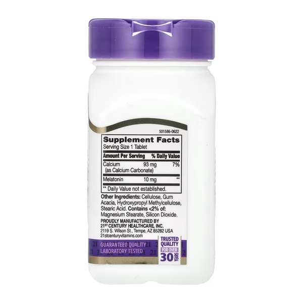 Melatonin 10 mg Prolonged Release - 120 tabs