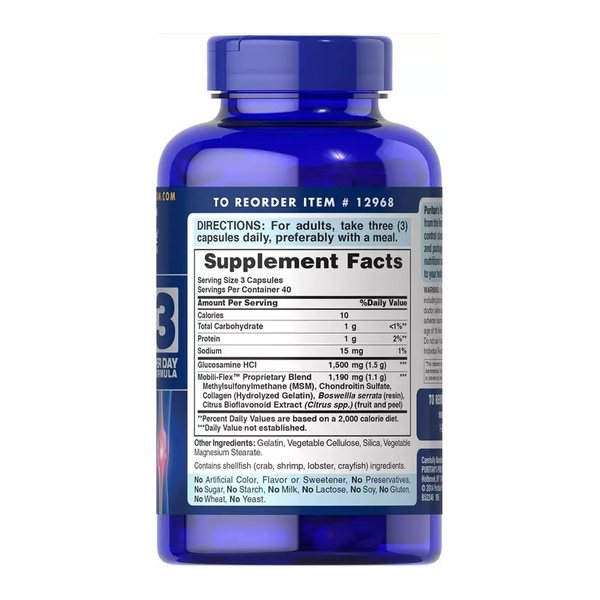 Double Strength Glucosamine, Chondroitin & MSM Joint Soother® - 120 tabs