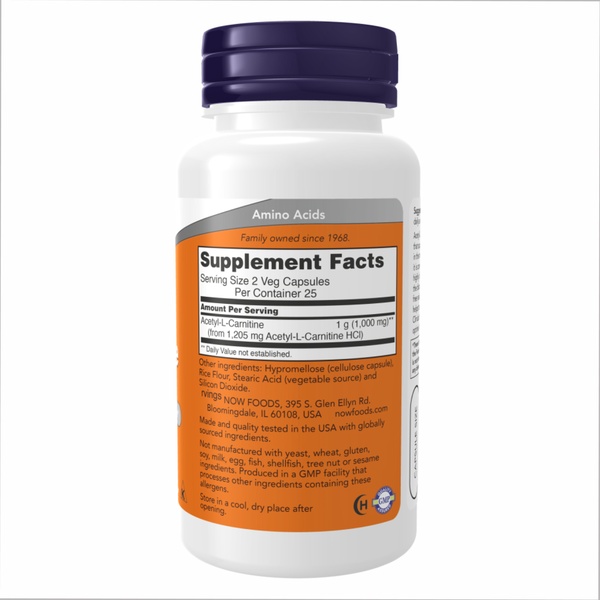 (12.02 Очікування) Acetyl L-Carnitine 500mg - 200 vcaps