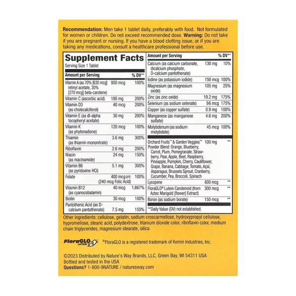 Men's 50+ Complete Multivitamin - 50 tabs (Пошкоджена упаковка)
