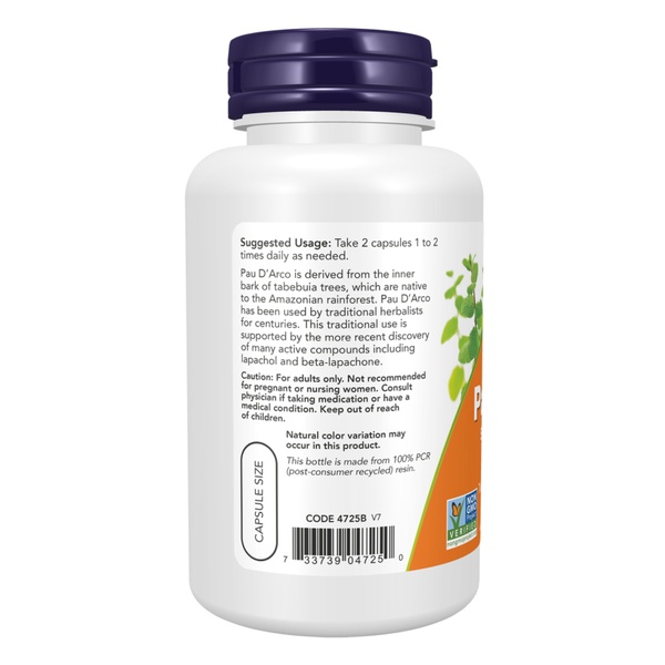 Pau D' Arco 500mg - 250 vcaps