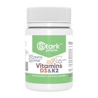 Vitamin D3 & K2 - 120 tabs