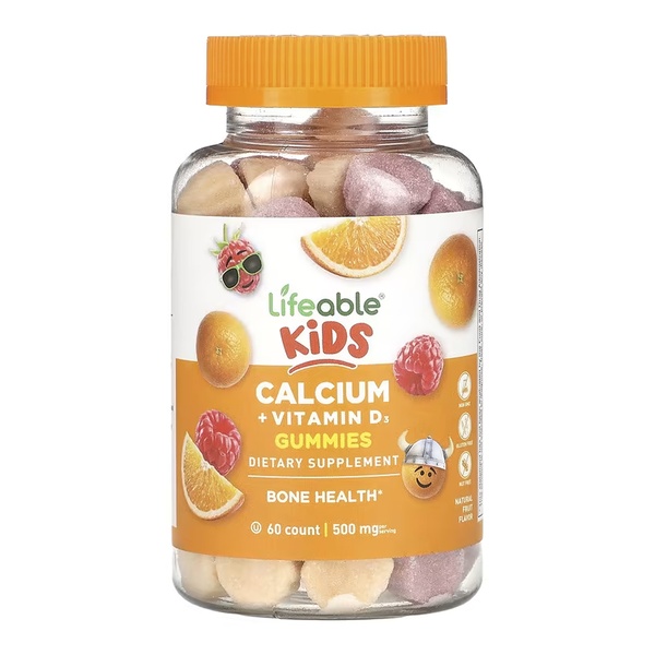 Calcium + Vitamin D Kids - 60 gummies