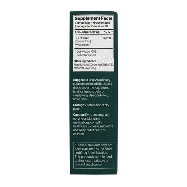 CBD Oil Isolate 3000 mg Strawberry - 10 ml