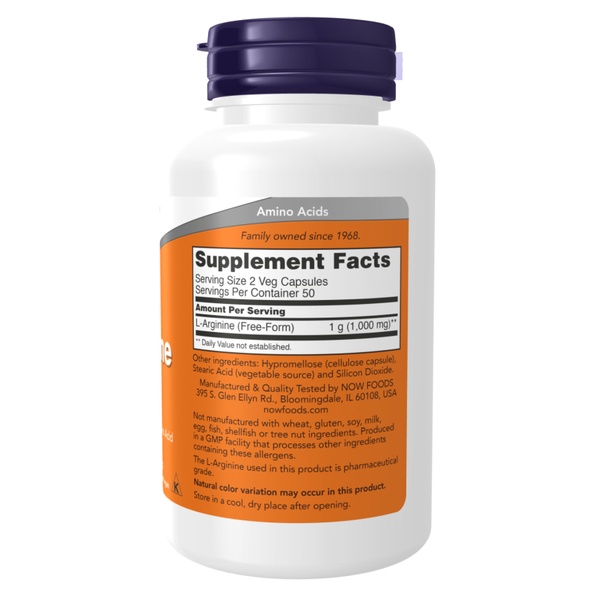 (12.02 Очікування) L-Arginine 500mg - 100caps