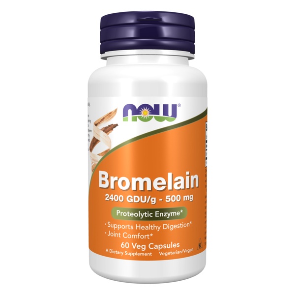 (12.02 Очікування) Bromelain 500mg - 60 vcaps