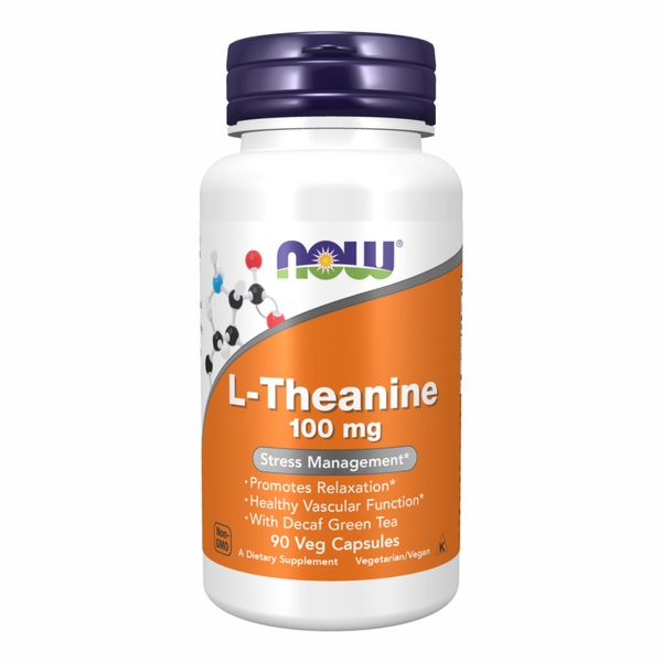 (12.02 Очікування) L-Theanine 100mg - 90 vcaps