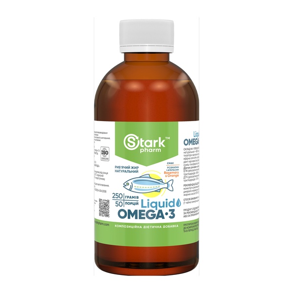 Stark Omega-3 - 250g Liquid Rasemary Orange